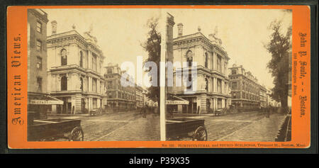 144 di orticoltura e studio di edifici, Tremont San, Boston, massa da Soule, John P., 1827-1904 3 Foto Stock