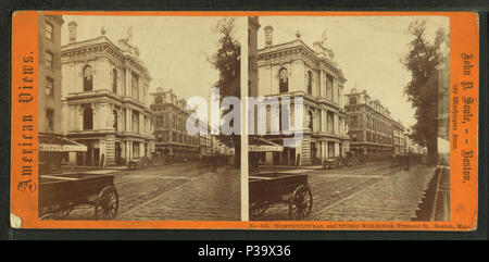 144 di orticoltura e studio di edifici, Tremont San, Boston, massa da Soule, John P., 1827-1904 2 Foto Stock