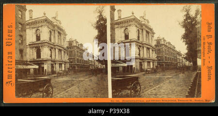 144 di orticoltura e studio di edifici, Tremont San, Boston, massa da Soule, John P., 1827-1904 4 Foto Stock