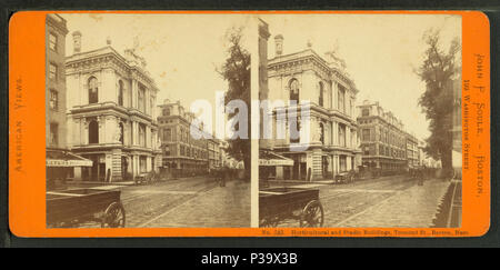 . Le orticole e studio di edifici, Tremont San, Boston, Massachusetts Titolo alternativo: American viste. Copertura: 1859?-1885?. Fonte impronta: 1859?-1885?. Elemento digitale pubblicata ; aggiornata 4-23-2009. 144 di orticoltura e studio di edifici, Tremont San, Boston, massa da Soule, John P., 1827-1904 Foto Stock