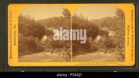 150 e circa le conche del Wisconsin. Curvatura cerchio e Navy Yard dalla collina, Bennett, H. H. (Henry Hamilton), 1843-1908 Foto Stock