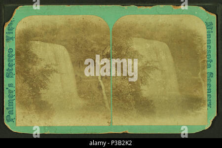 . Cascate Minnehaha. Titolo alternativo: Minnesota scenario. Copertura: 1865?-1903. Fonte Imprint: 1865?-1903.. Elemento digitale pubblicata 6-15-2005; aggiornato 2-13-2009. 192 cascate Minnehaha, da Palmer's vedute panoramiche Foto Stock