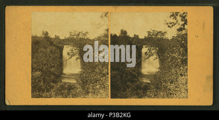 . Cascate Minnehaha. Copertura: 1865?-1903. Fonte Imprint: 1865?-1903.. Elemento digitale pubblicata 6-15-2005; aggiornato 2-13-2009. 192 cascate Minnehaha, da Robert N. Dennis raccolta di vista stereoscopica 4 Foto Stock