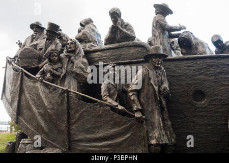 Irish Memorial Philadelphia PA Foto Stock