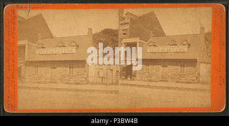 . Vecchia casa di pietra. (Washington e Lafayette presso la sede centrale) titolo alternativo: Virginia centennial viste. Copertura: 1863?-1910?. Fonte Imprint: 1863?-1910?. Elemento digitale pubblicata 4-12-2006; aggiornato 2-13-2009. 221 Vecchia casa di pietra. (Washington e Lafayette presso la sede centrale), da Robert N. Dennis raccolta di vista stereoscopica 2 Foto Stock