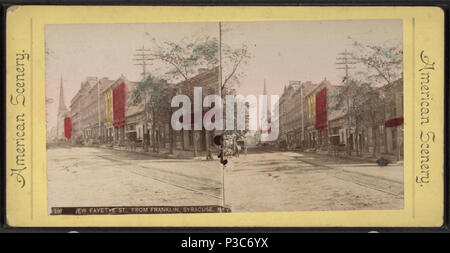 208 nuovi Fayette San, da Franklin, Siracusa, N.Y, da D. J. Maxson Foto Stock