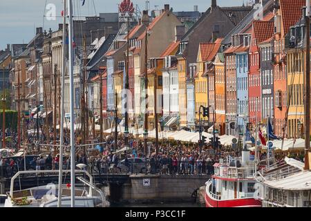 Nyhavn, Copenhagen travel Foto Stock