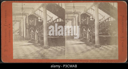 242 Poteri' edificio. Interno Scalone, da Woodward, C. W. (Charles Warren) Foto Stock