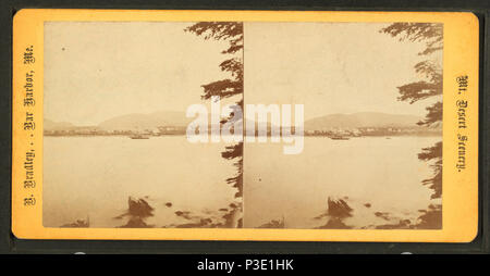 . Bar Harbor. Titolo alternativo: Mt. Scenario desertico. Copertura: 1870?-1885?. Elemento digitale pubblicata 7-18-2005; aggiornato 2-12-2009. 29 Bar Harbor, da B. Bradley Foto Stock
