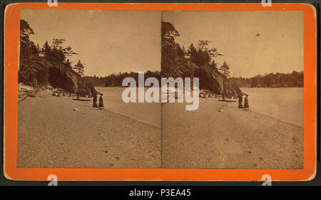 31 spiaggia dal vecchio atterraggio, Wesleyan Grove. ( ), Da Tuttle, W. C. (William C.) Foto Stock