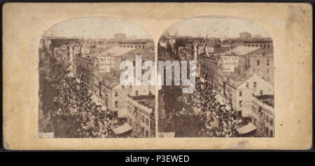 . Il Atlantic Telegraph Giubileo, New York. Vista della processione. Copertura: 1859-1899. Elemento digitale pubblicata 10-24-2005; aggiornato 2-11-2009. 301 La Atlantic Telegraph Giubileo, New York. Vista della processione, da Robert N. Dennis raccolta di vista stereoscopica Foto Stock