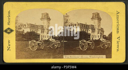 . I soldati Home, Washington. Creato: 1867-1900. Copertura: 1867?-1900?. Fonte impronta: 1867?-1900?. Elemento digitale pubblicata 1-25-2006; aggiornato 2-12-2009. 321 soldati Home, Washington, da Robert N. Dennis raccolta di vista stereoscopica Foto Stock