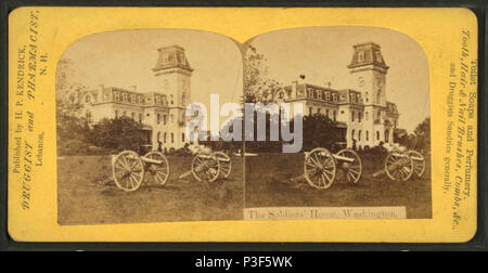 . I soldati' Home, Washington. Creato: 1867-1900. Copertura: 1867?-1900?. Fonte impronta: 1867?-1900?. Elemento digitale pubblicata 1-25-2006; aggiornato 2-12-2009. 321 soldati' Home, Washington, da Robert N. Dennis raccolta di vista stereoscopica Foto Stock