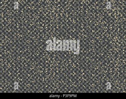 Abstract giallo spruzzi di vernice su sfondo trasparente. Elemento di glitter. Illustrazione Vettoriale Illustrazione Vettoriale