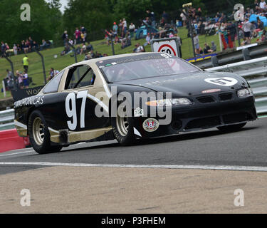 Andrew Knight, Pontiac ASCAR, Bernie's V8s, noi muscolo auto, American Speedfest VI, Brands Hatch, giugno 2018, automobili, Autosport, automobili, il circuito raci Foto Stock