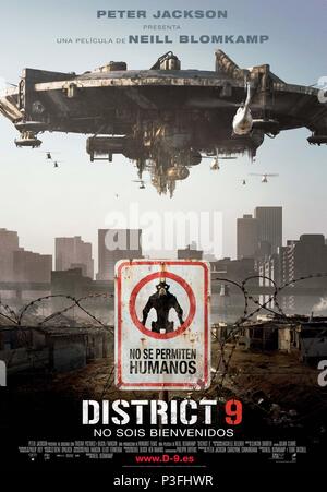 Pellicola originale titolo: District 9. Titolo inglese: District 9. Regista: NEILL BLOMKAMP. Anno: 2009. Credito: dado alettato film / Album Foto Stock