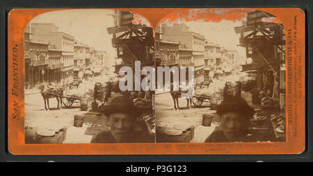 . Vista tra i cinesi sul Sacramento Street. Titolo alternativo: San Francisco, 392 . Copertura: 1868?-1900?. Elemento digitale pubblicata 8-31-2005; aggiornato 2-12-2009. 342 vista tra i cinesi sul Sacramento Street, da Robert N. Dennis raccolta di vista stereoscopica Foto Stock