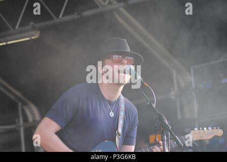 La roccia Fucili a Bath, Inghilterra - Pub nel Parco Festival, Giugno 2018 Foto Stock