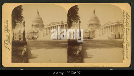 . United States Capitol, Washington D.C. Copertura: 1870?-1895?. Fonte Imprint: Washington, D.C. : John F. Jarvis, 1870?-1895?. Elemento digitale pubblicata 1-25-2006; aggiornato 2-13-2009. 338 United States Capitol, Washington D.C, da Jarvis, J. F. (John F.), b. 1850 3 Foto Stock