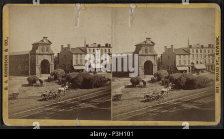 . Vista del Mercato Centrale, Newark, N.J. Titolo alternativo: vista stereoscopica di Newark e dintorni. Pubblicato: ca. 1870. Copertura: [ca. 1870]. Impronta di origine: [1875?-1890?]. Elemento digitale pubblicata 2-16-2006; aggiornato 6-15-2009. 359 vista del mercato centrale, Newark, N.J, da G. C. Robinson &AMP; Co. Foto Stock