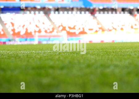 Saransk, Russia. Il 18 giugno, 2018. Vista generale di calcio/calcetto : Giappone sessione di allenamento prima della Coppa del Mondo FIFA Russia 2018 Gruppo H corrispondono a Mordovia Arena, in Saransk, Russia . Credito: Giovanni Osada AFLO/sport/Alamy Live News Foto Stock