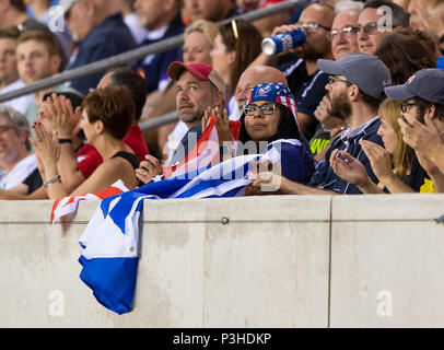 5 maggio 2018: ventole durante la Emirates serie estate 2018 match tra Stati Uniti Uomini Squadra vs Scozia Uomini Squadra di BBVA Compass Stadium, Houston, Texas . Stati Uniti d'America ha sconfitto la Scozia 30-29 a tempo pieno Foto Stock