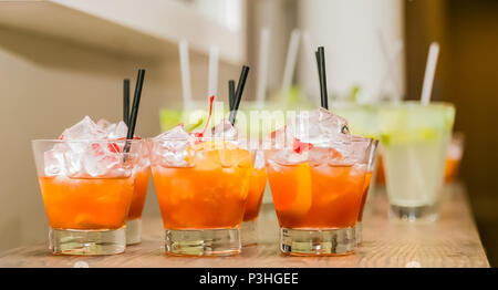 Cocktail al corporate cena di gala evento Foto Stock