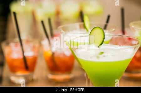 Cocktail al corporate cena di gala evento Foto Stock