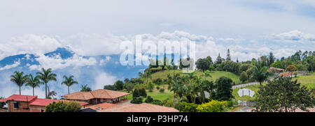 Paesaggio in Jericó, Antioquia, Colombia Foto Stock