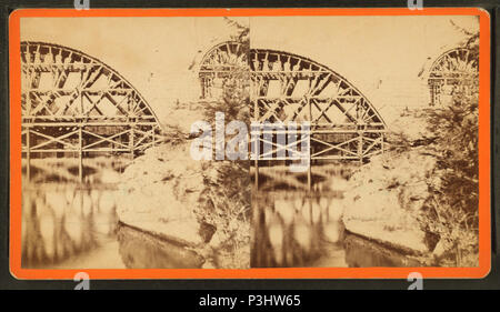 377 opere idriche, Newton, Massa, da Robert N. Dennis raccolta di vista stereoscopica 10 Foto Stock