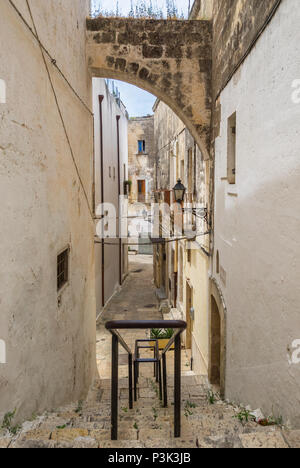 Grottaglie (Italia) - La città in provincia di Taranto Puglia, Italia meridionale, famosa per la ceramica artistica. Qui il suggestivo centro storico Foto Stock