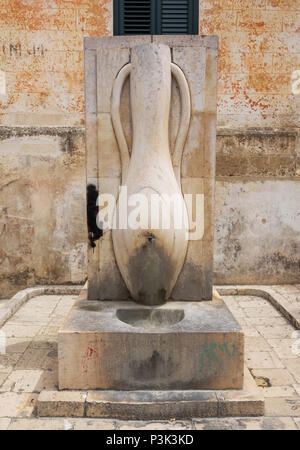 Grottaglie (Italia) - La città in provincia di Taranto Puglia, Italia meridionale, famosa per la ceramica artistica. Qui il suggestivo centro storico Foto Stock