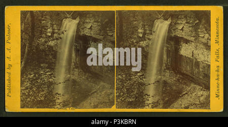 . Bridal Veil. Titolo alternativo: Minne-ha-ha cade, Minnesota. Copertura: 1865?-1903. Fonte Imprint: 1865?-1903.. Elemento digitale pubblicata 6-15-2005; aggiornato 2-13-2009. 44 velo nuziale, da A. A. Palmer Foto Stock