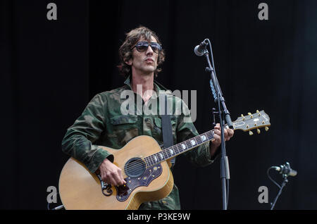 Richard Ashcroft la Verve performing live Foto Stock