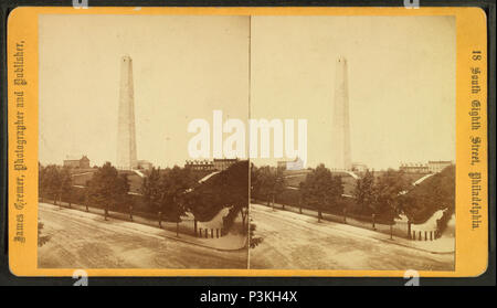 48 Monumento di Bunker Hill, Boston, massa da Cremer, James, 1821-1893 Foto Stock