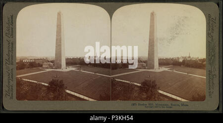 48 Monumento di Bunker Hill, Boston, massa da Underwood &AMP; Underwood Foto Stock