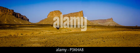 Il deserto marocchino vicino a Foum Zguid nel sud del Marocco Foto Stock
