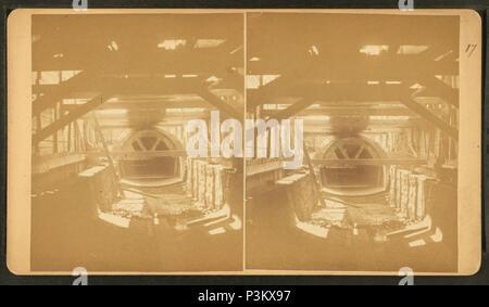 41 Boston opere idriche, Sudbury River condotto, 1876, Divisione 1, sezione 1, condotto sotto il Proctor + Albany i binari della ferrovia da Barritt, William, b. ca. 1822 Foto Stock