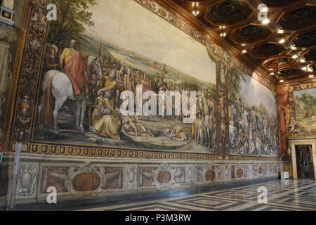 Sala degli Orazi e Curiazi in restauratore di appartamenti. I Musei Capitolini, Piazza del Campidoglio, Campidoglio, Roma, Italia. Foto Stock