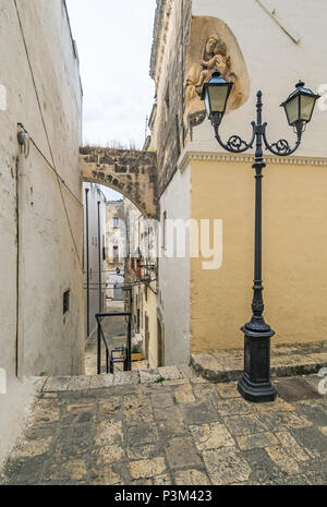 Grottaglie (Italia) - La città in provincia di Taranto Puglia, Italia meridionale, famosa per la ceramica artistica. Qui il suggestivo centro storico Foto Stock