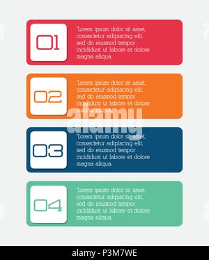 Infografico Business design, illustrazione vettoriale eps grafica10 Illustrazione Vettoriale