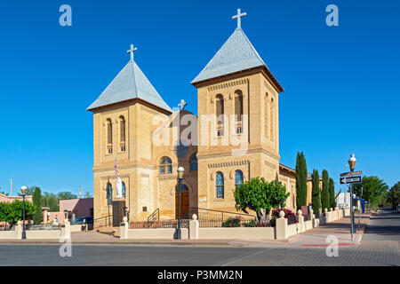 Nuovo Messico, Mesilla, Old Mesilla Plaza, 2070 Calle de Santiago, Basilica di San Albino, costruito 1906 Foto Stock