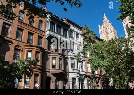 Upper West Side di New York City, Stati Uniti d'America Foto Stock