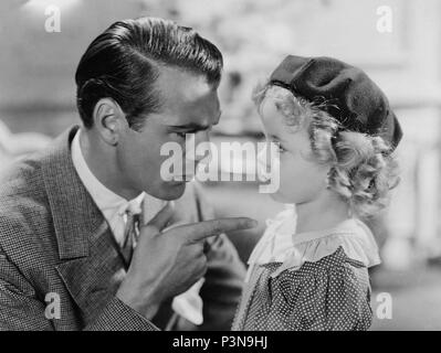 Pellicola originale titolo: ora e per sempre. Titolo inglese: ora e per sempre. Regista: HENRY HATHAWAY. Anno: 1934. Stelle: Shirley Temple; Gary Cooper. Credito: Paramount Pictures / Album Foto Stock