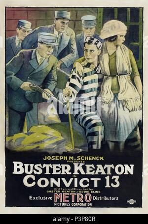 Pellicola originale titolo: CONVICT 13. Titolo inglese: CONVICT 13. Regista: BUSTER KEATON; EDWARD F. CLINE. Anno: 1920. Stelle: BUSTER KEATON. Credito: COMIQUE FILM CORPORATION / Album Foto Stock