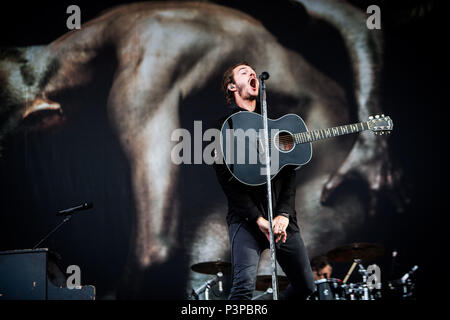 Landgraaf, Paesi Bassi 17 giugno 2018 redattori eseguire live at Pinkpop Festival 2018 © Roberto Finizio/ Alamy Live News Foto Stock