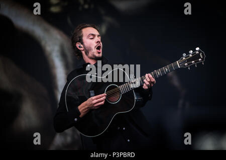 Landgraaf, Paesi Bassi 17 giugno 2018 redattori eseguire live at Pinkpop Festival 2018 © Roberto Finizio/ Alamy Live News Foto Stock