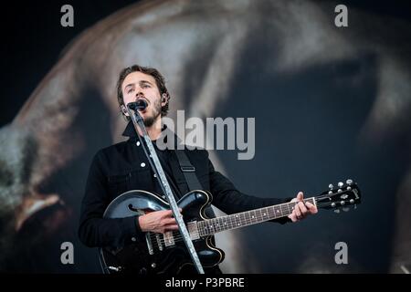 Landgraaf, Paesi Bassi 17 giugno 2018 redattori eseguire live at Pinkpop Festival 2018 © Roberto Finizio/ Alamy Live News Foto Stock