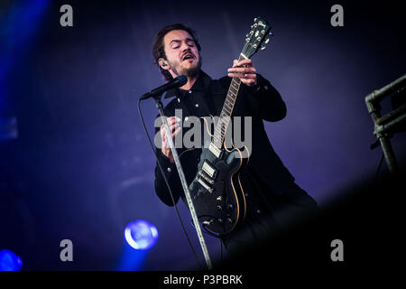 Landgraaf, Paesi Bassi 17 giugno 2018 redattori eseguire live at Pinkpop Festival 2018 © Roberto Finizio/ Alamy Live News Foto Stock