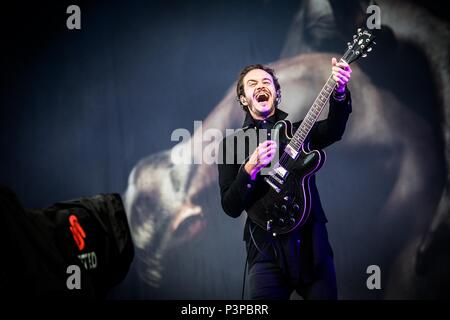 Landgraaf, Paesi Bassi 17 giugno 2018 redattori eseguire live at Pinkpop Festival 2018 © Roberto Finizio/ Alamy Live News Foto Stock